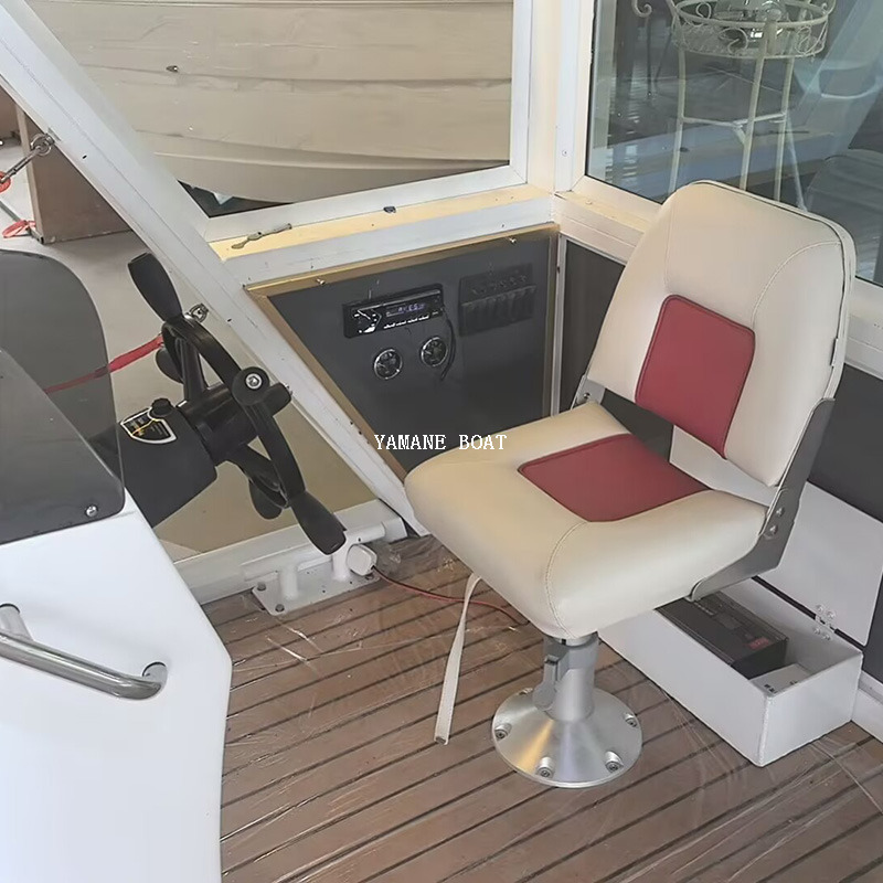 SG1150N يخت من الألومنيوم بطول 11.5 متر على شكل منزل عائم من الألومنيوم