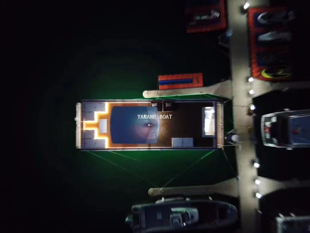 11.5 م شهادة CE الألومنيوم المعيشة قارب البيت العائم 