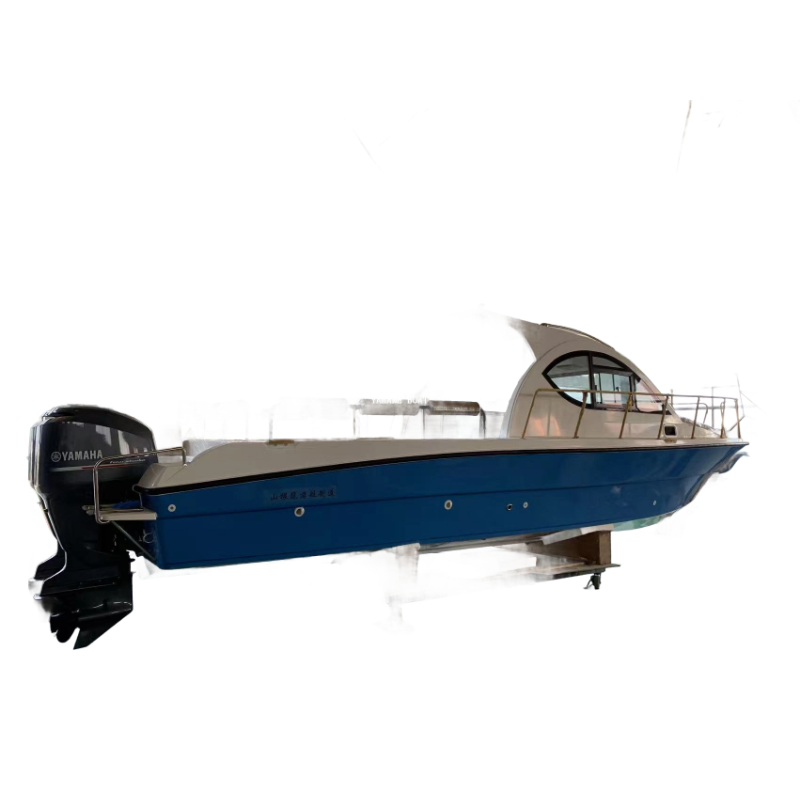 قارب بمقصورة من الألياف الزجاجية بطول 32 قدمًا