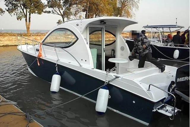 الكابينة الألومنيوم قارب الصيد اليماني - (2)