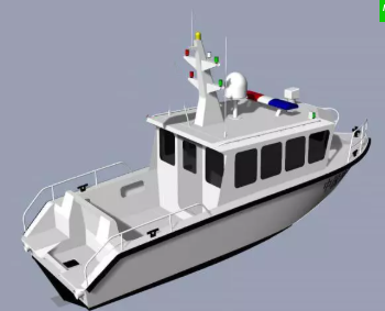 قارب عائم الألمنيوم