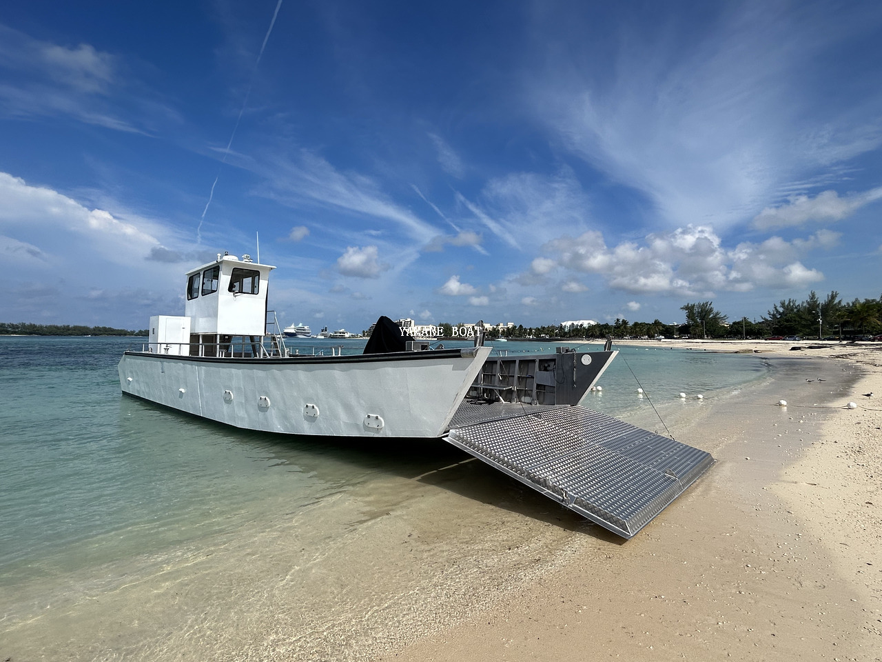 قارب نقل من الألومنيوم بطول 15 مترًا عالي الجودة