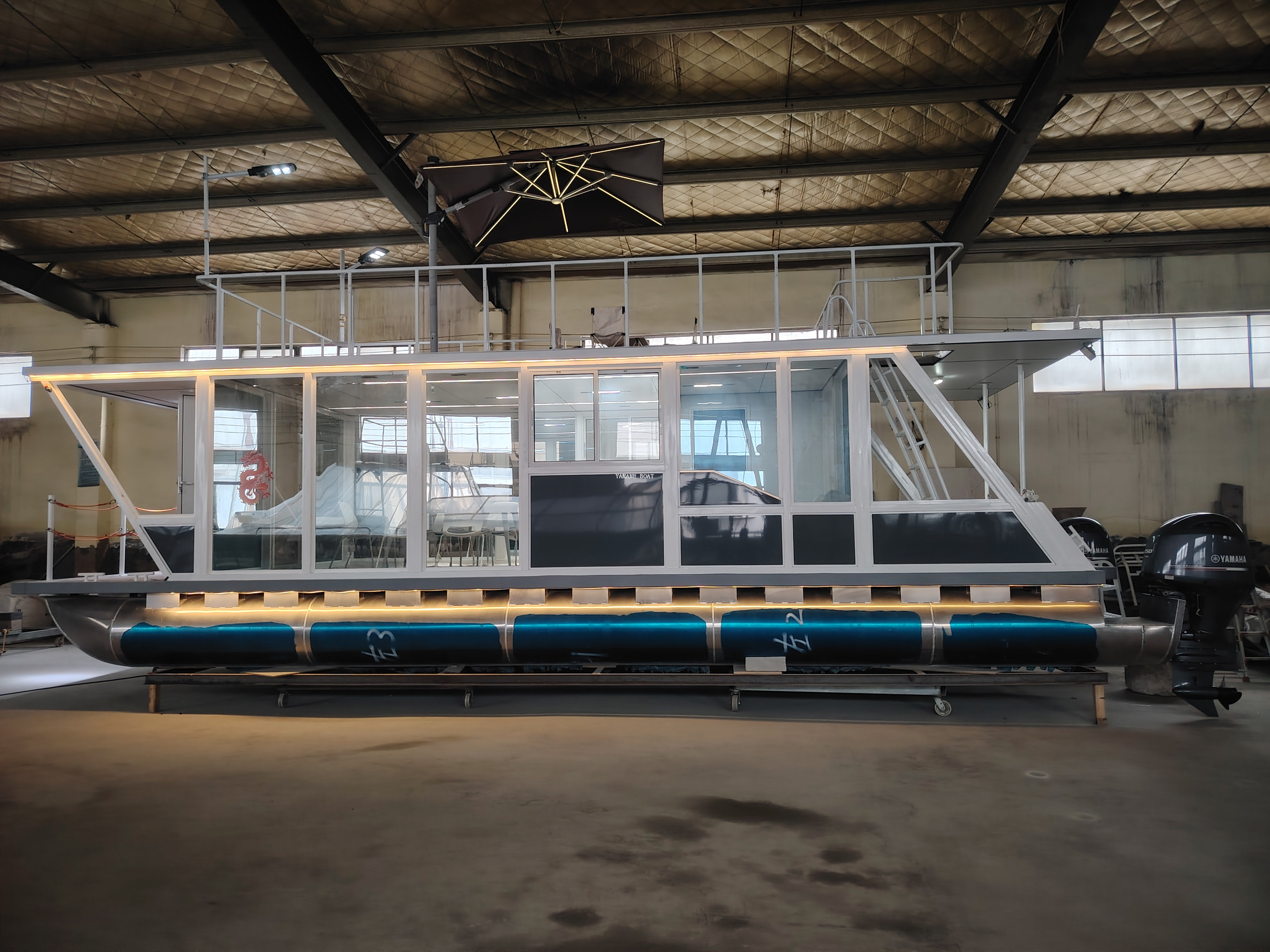 الألومنيوم قارب البيت العائم