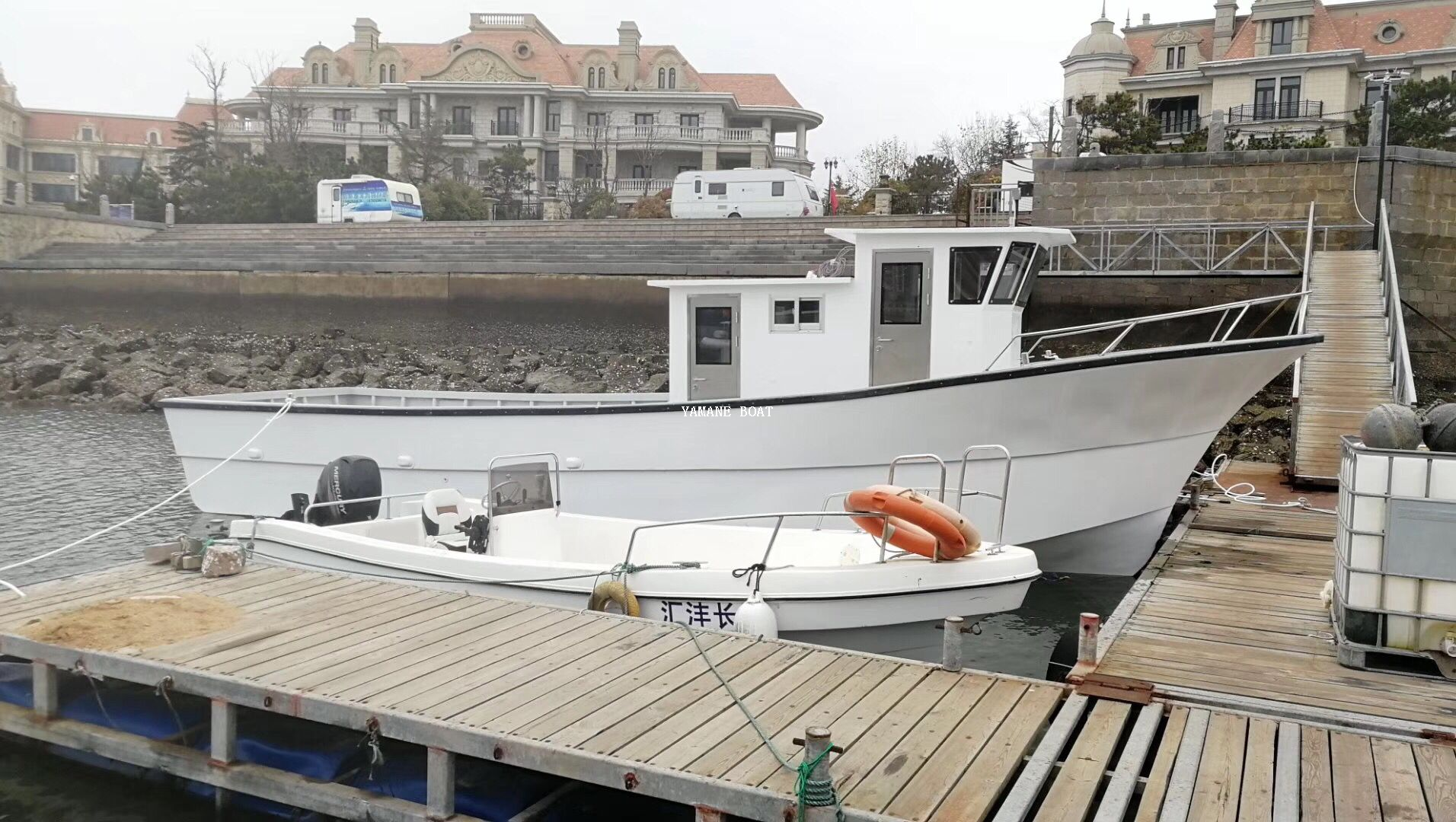 12.3m الفيبرجلاس Longliner البحر التونة الروبيان قارب صيد 