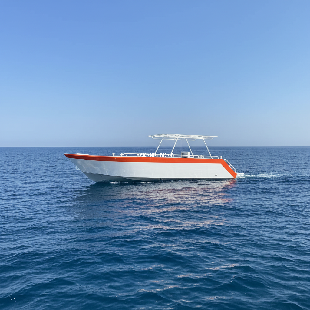 يخت كبير من الألومنيوم بطول 32 قدمًا و9.7 مترًا لصيد الأسماك عالي السرعة