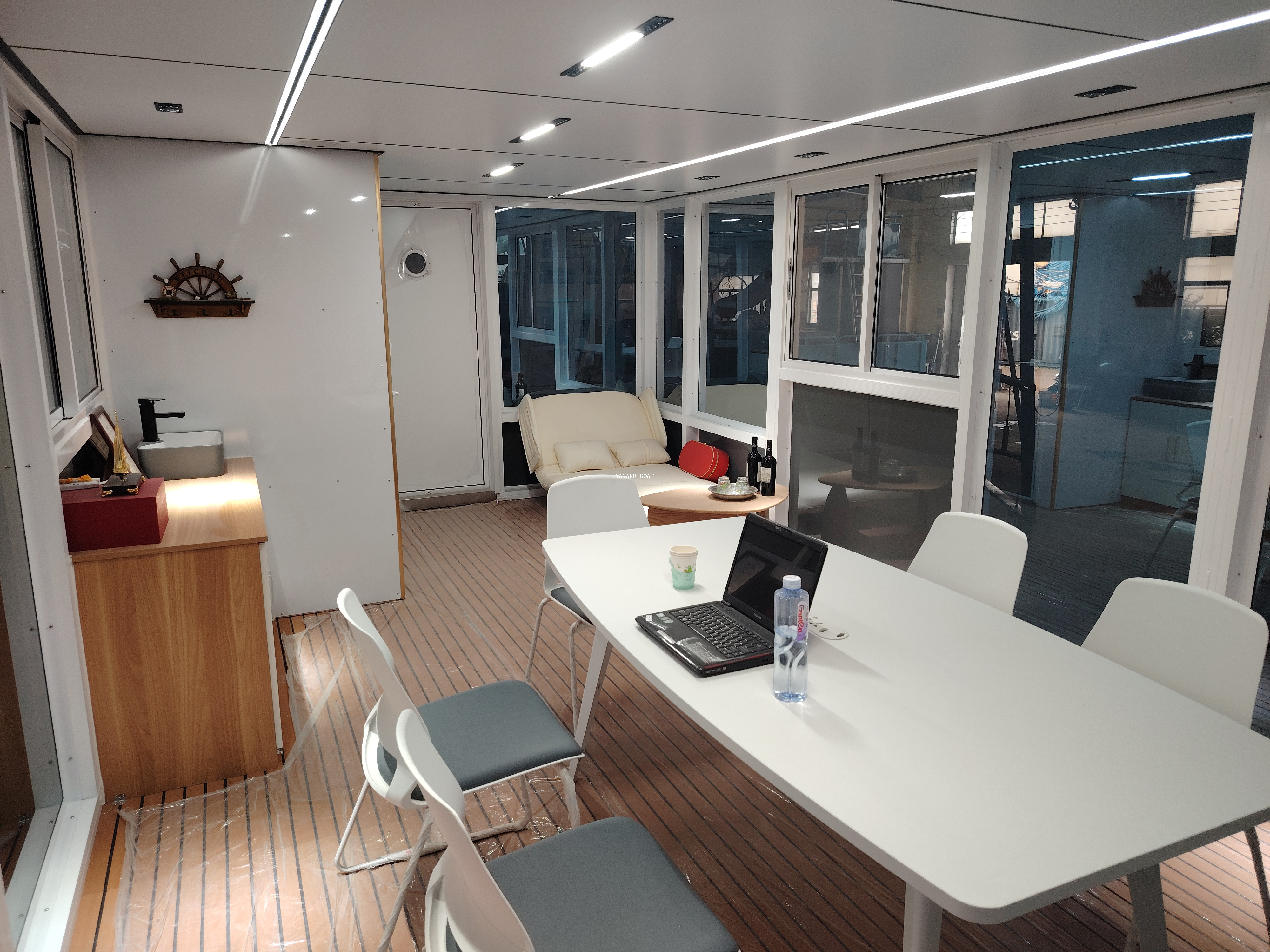 الألومنيوم قارب البيت العائم